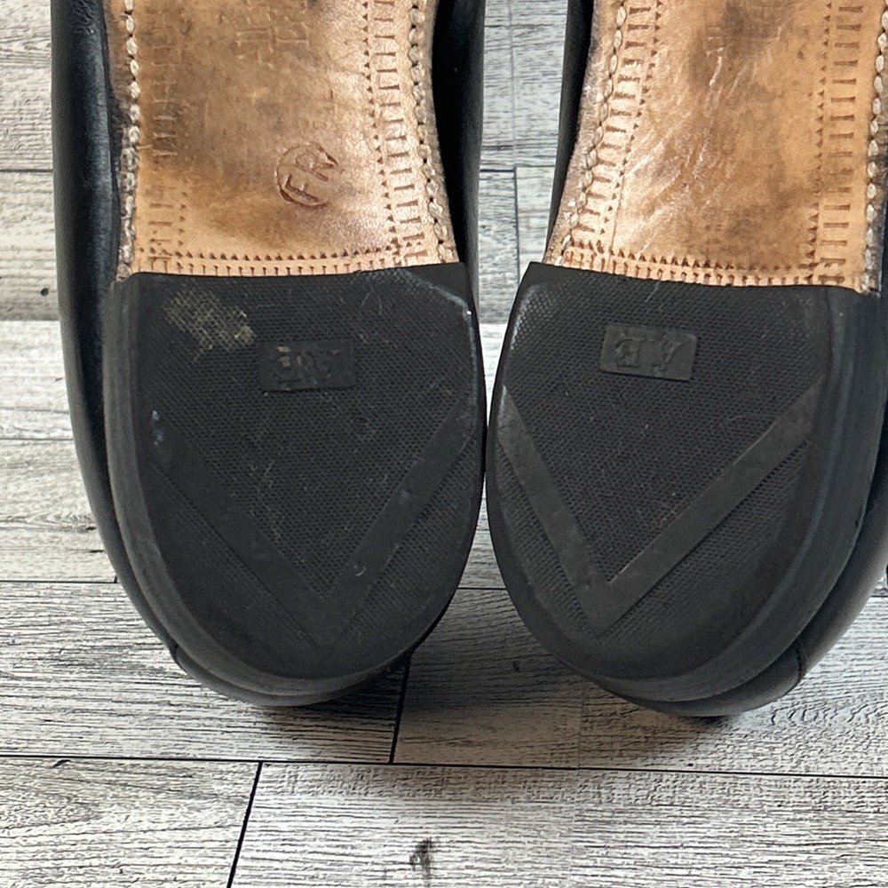 Allen Edmonds Chadwick Women Black Leather Pleated Skirt Loafer Flats Shoe SZ 9B - Picture 14 of 14